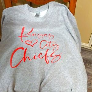 Kansas City Chiefs Sweatshirt Size L Unisex, Gildan